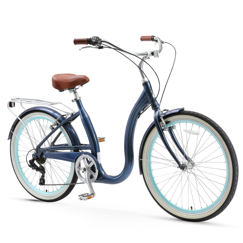 sixthreezero sixthreezero Easy Boarding Women's 7-Speed Bicycle, Teal