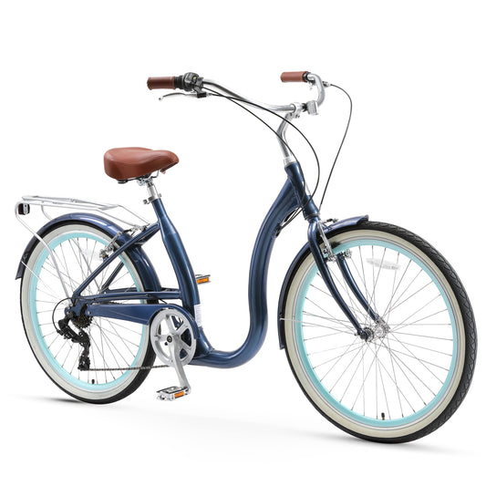 sixthreezero sixthreezero Easy Boarding Women's 7-Speed Bicycle, Teal