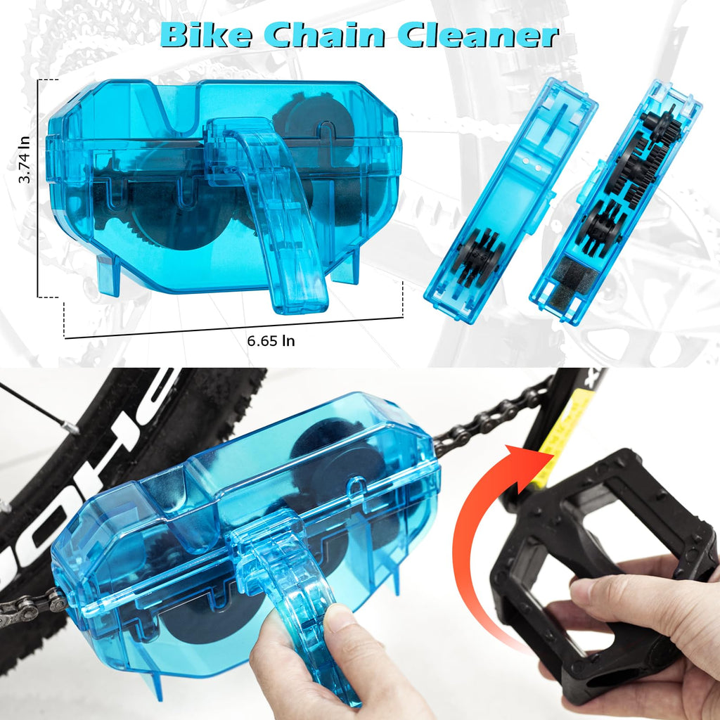 Bike Cleaner Kit with Degreaser Lubricant Chain Cleaning Tools