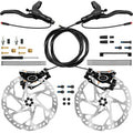 E-Bike Hydraulic Disc Brake Set Pre-Bled Mineral Oil Front & Rear