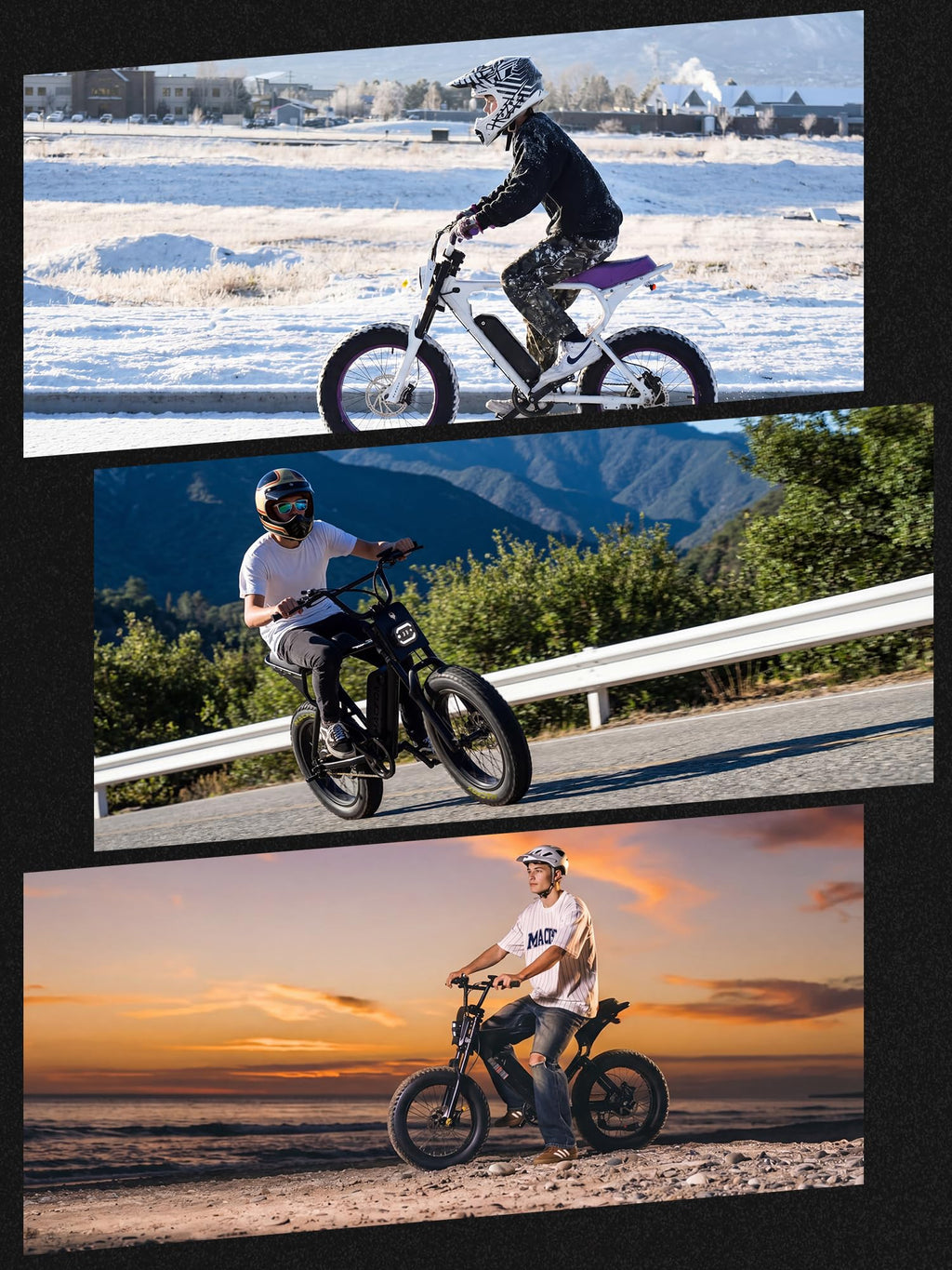 Electric Bike 750W Motor 20x4 Fat Tires Class 2