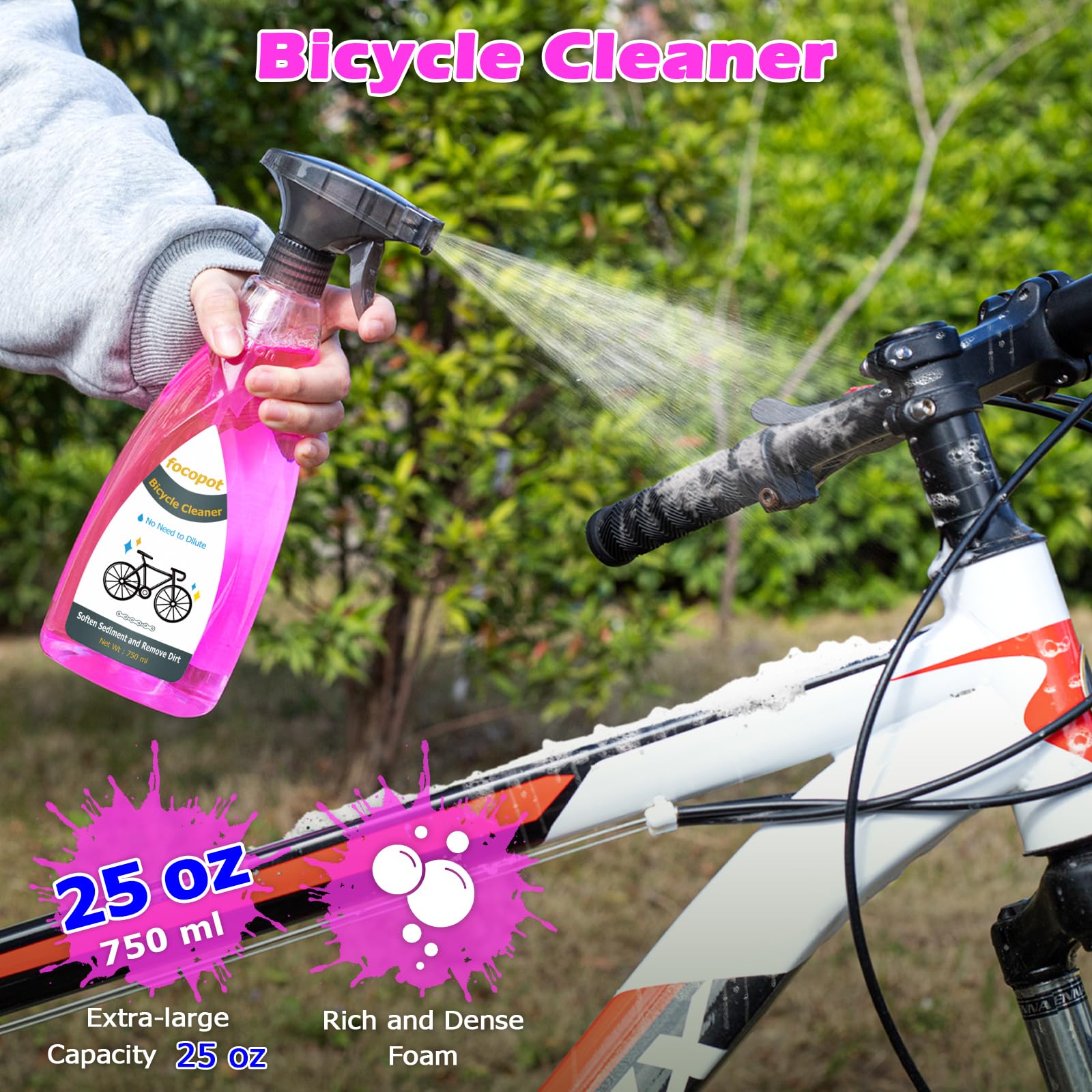 Bike Cleaner Kit with Degreaser Lubricant Chain Cleaning Tools
