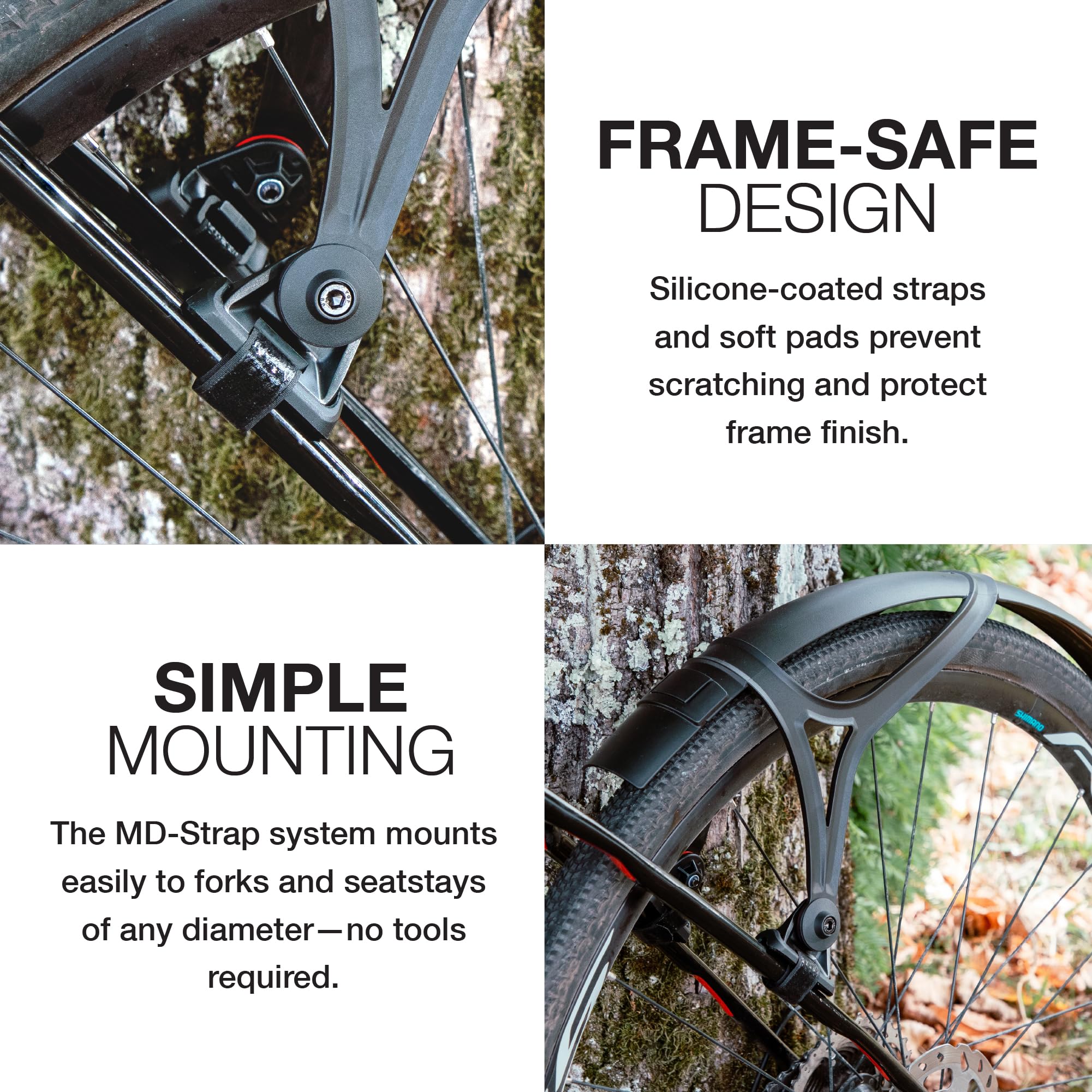ZEFAL Shield G50 Gravel Bike Mudguard Set