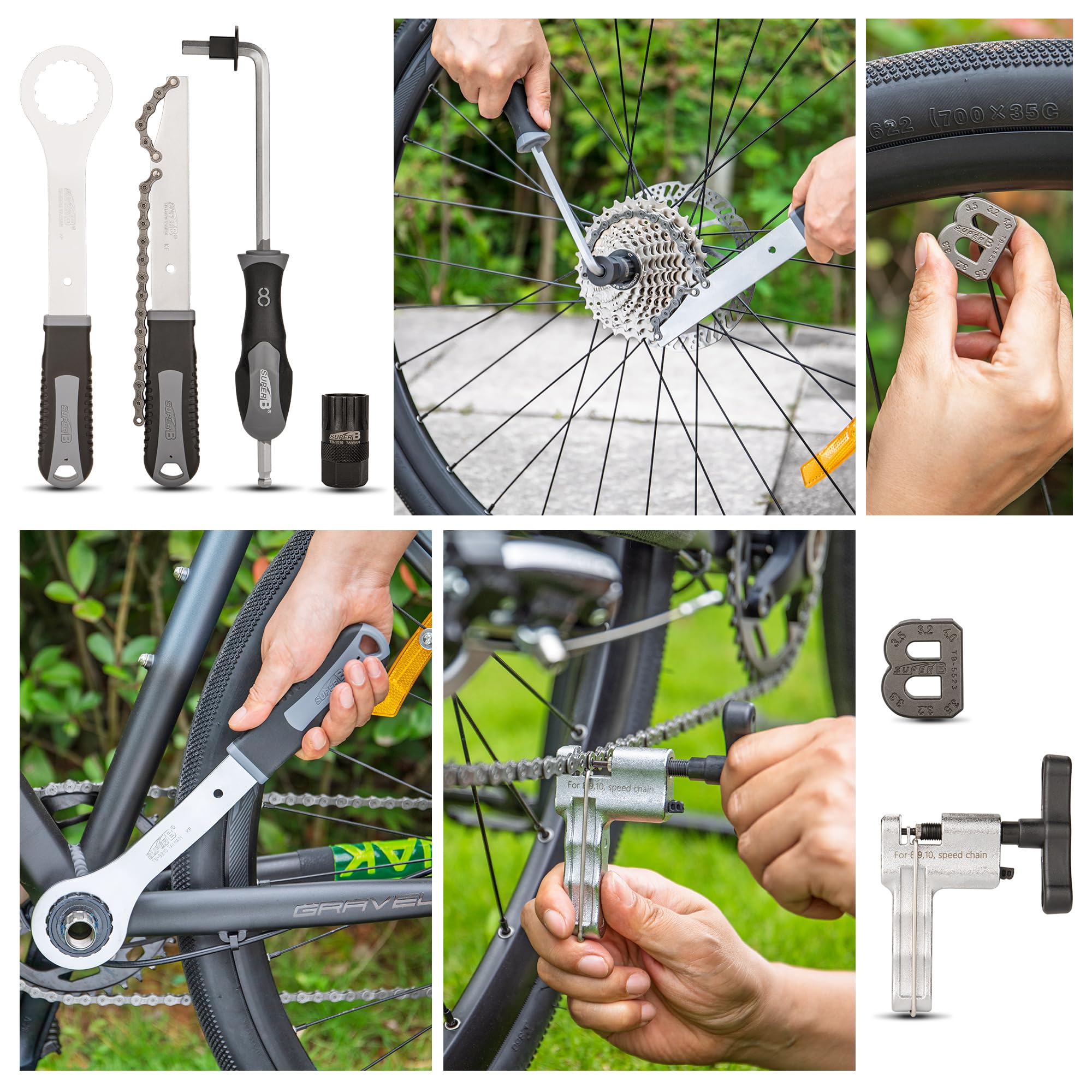 Bicycle Tool Set Bike Repair Kit with Carry Case
