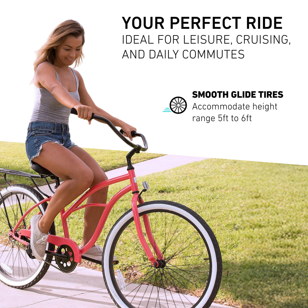 sixthreezero Around The Block Women's Beach Cruiser Bike