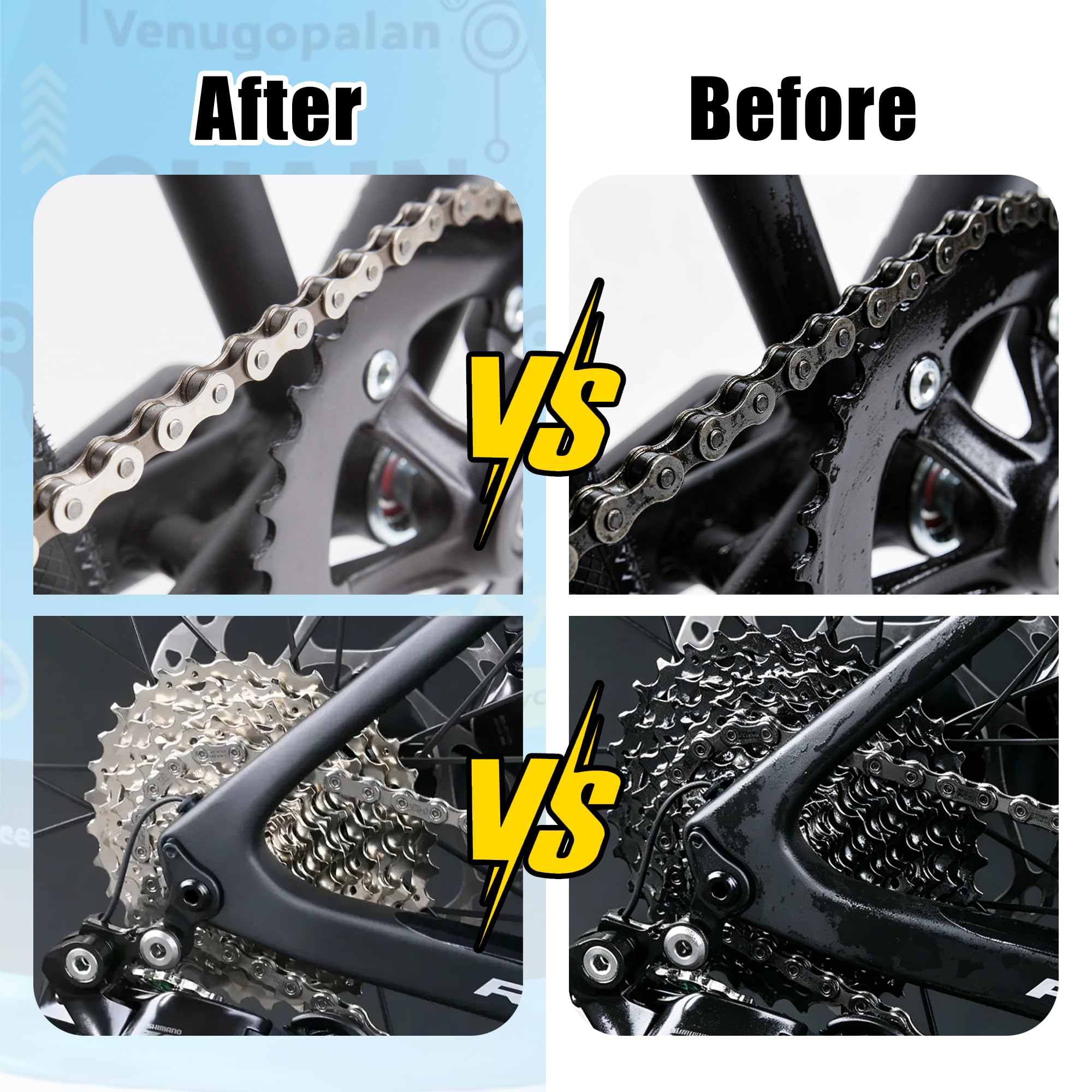 Bike Cleaning Kit Chain Cleaner Degreaser Chain Lube Tools