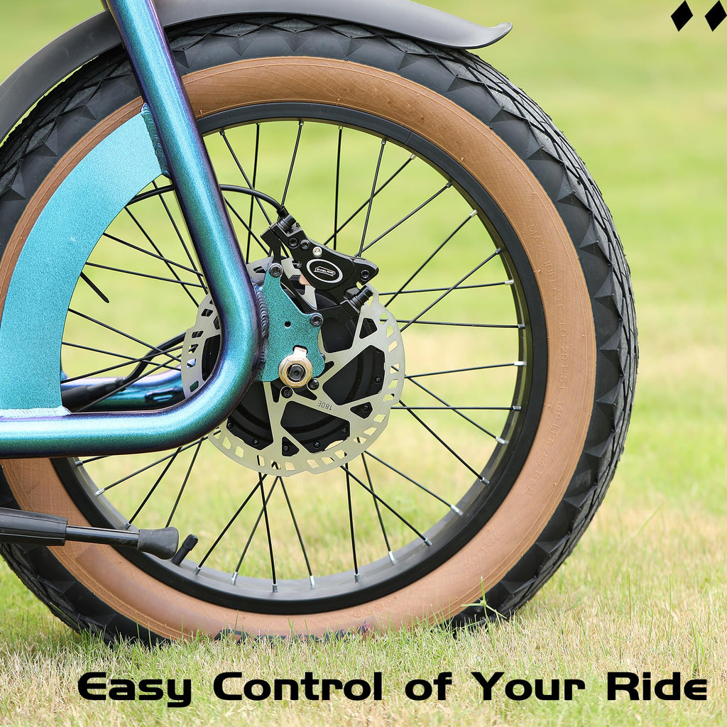 E-Bike Hydraulic Disc Brake Set Pre-Bled Mineral Oil Front & Rear