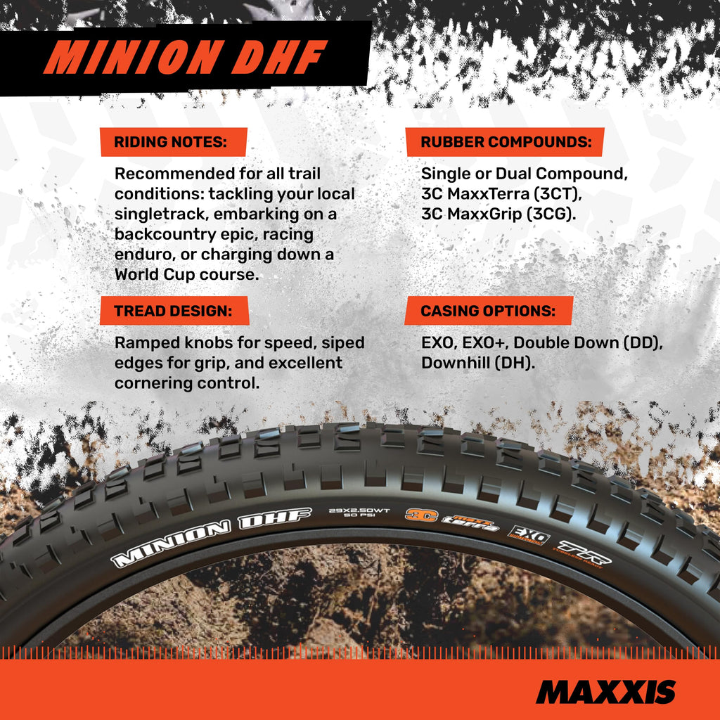 Mountain Bike Tire 2-Pack Tubeless MTB Tread