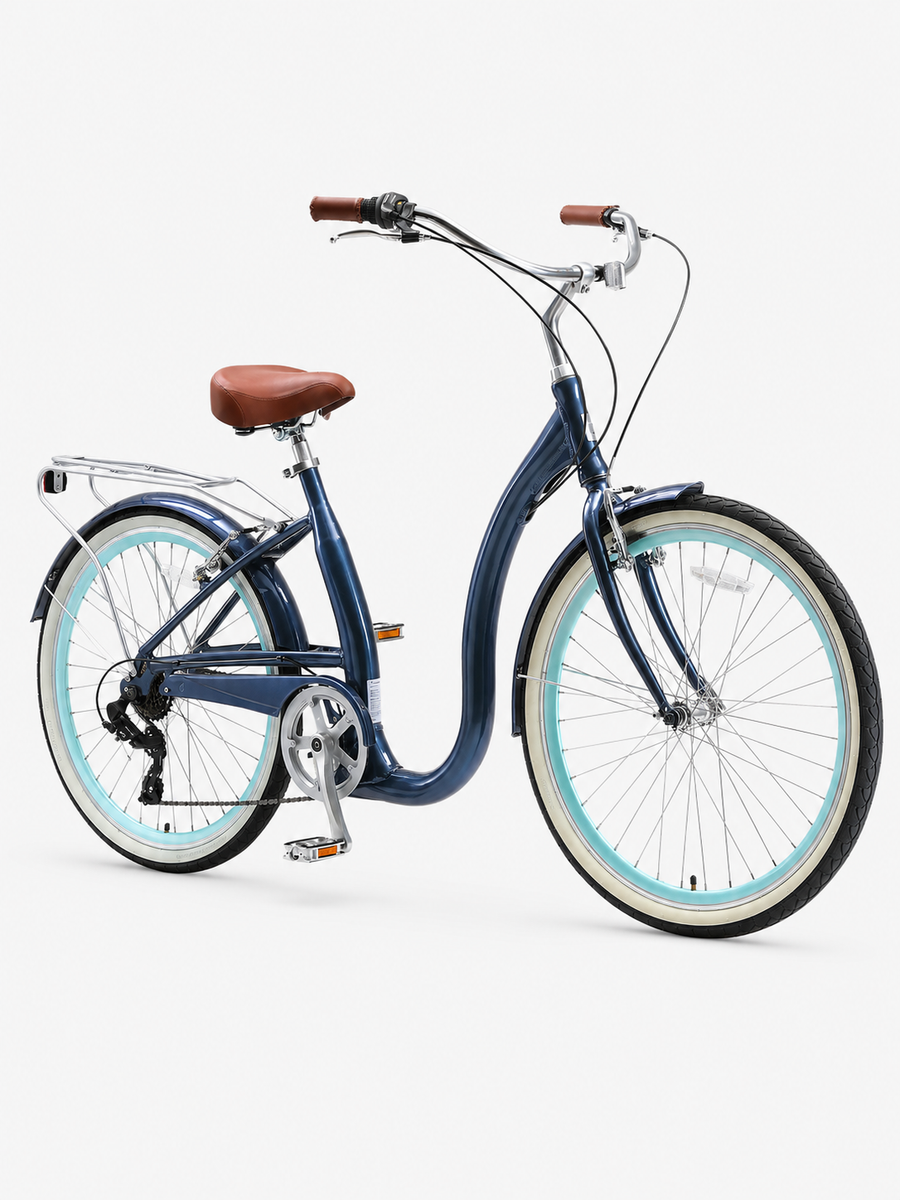 sixthreezero sixthreezero Easy Boarding Women's 7-Speed Bicycle, Teal