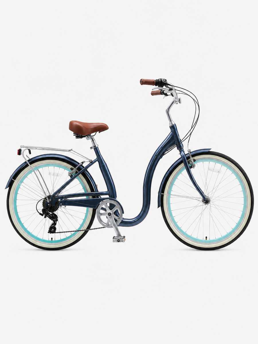 sixthreezero sixthreezero Easy Boarding Women's 7-Speed Bicycle, Teal
